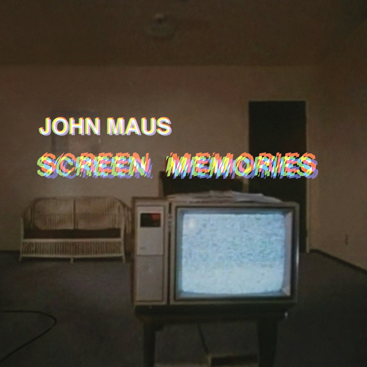 Front album art cover for John Maus' Screen Memories