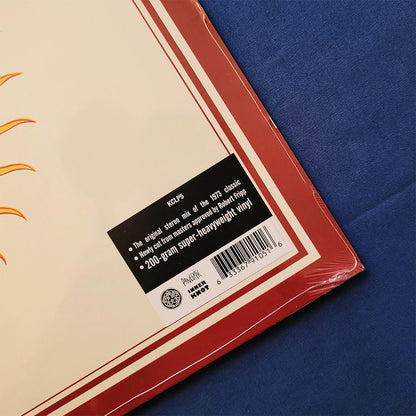 Close-up of  KING_CRIMSON_LARKS_TONGUES_IN_ASPIC vinyl record COVER