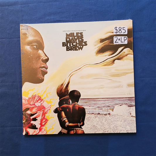 Vinyl record cover for 'Bitches Brew by Miles Davis