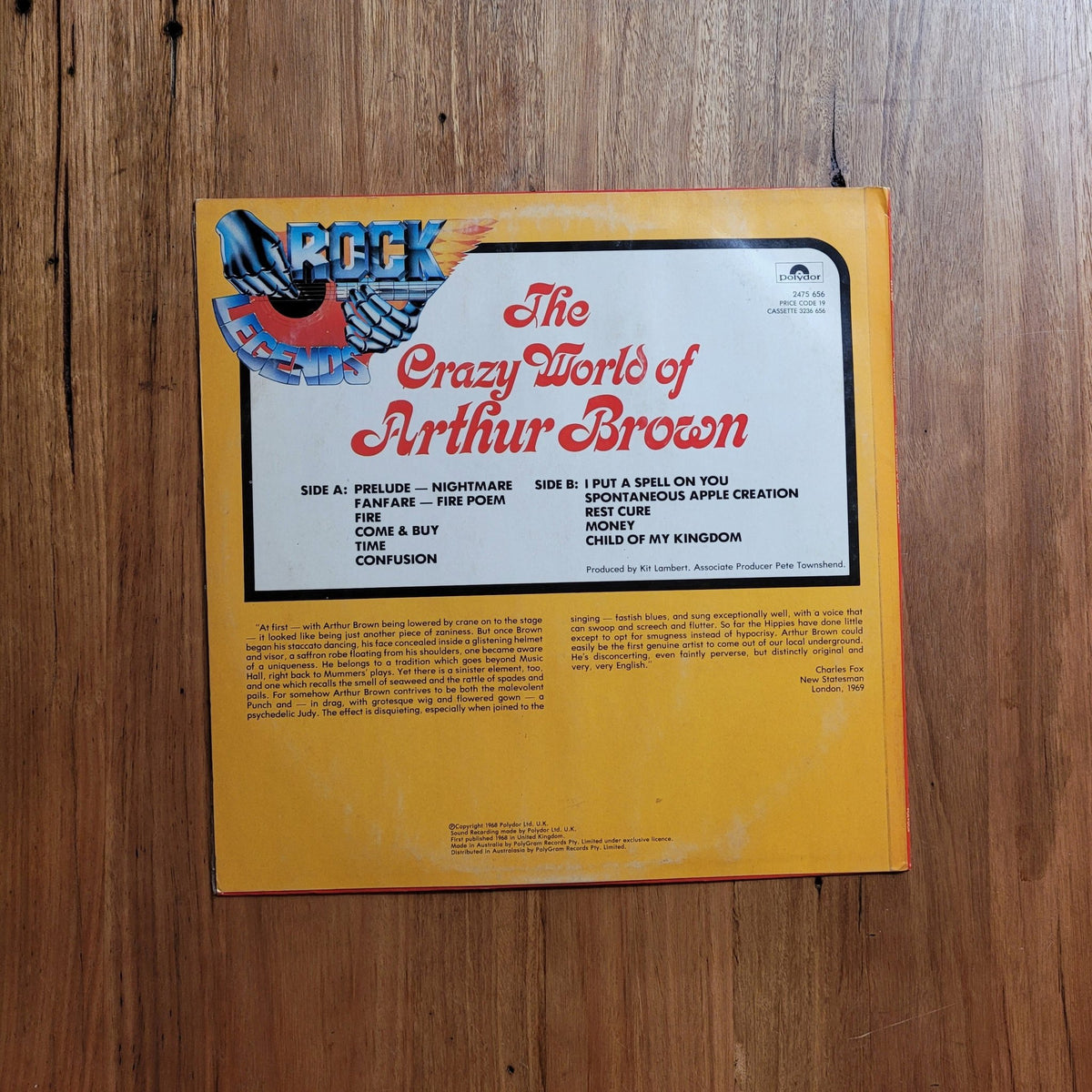 Arthur Brown - The Crazy World of Arthur Brown (Used - NM) - Swoon