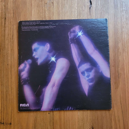 LOU REED ROCK N' ROLL ANIMAL BACK